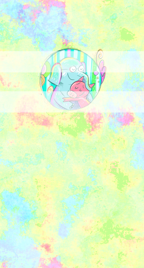 Preorder R59 -Bright Version-Elephant and Piggy Hugs- Panels- Yellow