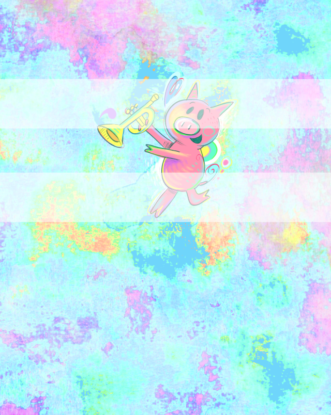 Preorder R59 -Bright Version-Pig with Instrument- Panels- Blue