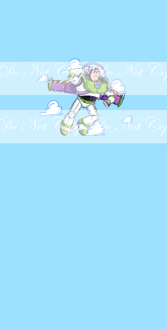 Preorder R65-  Andy's toys- Spaceman( Child, Big kids, Adults) (Light Blue)