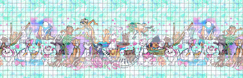 Preorder R65- Smooth and Textured Vinyl- Cat's Worl Vinyl Roll (Blue/ Mint)