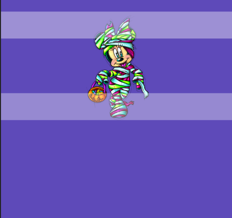 Preorder R73 Spooky Trick or Treat - Panel - Child, Big kids, Adults) Skeleton- Mummy- Bluish Purple