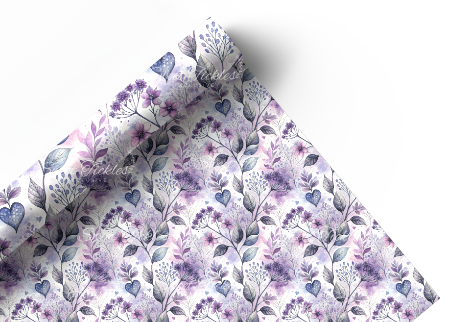 Preorder R77- Classic January- Purple Flowers