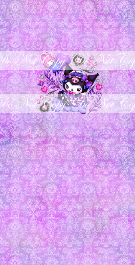 Preorder R82 -Kuroミ  Chan-  Panels -Kuroミ  Flowers- Purple