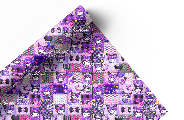 Preorder R82 -  Kuroミ  Chan- Squares - Main Print Vinyl
