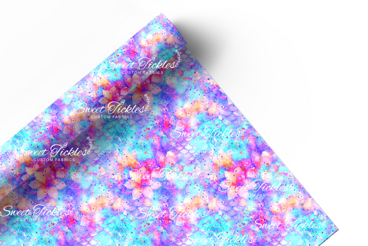 Preorder R82 - Summer Garden- Lotus Mermaid- Main Print Vinyl