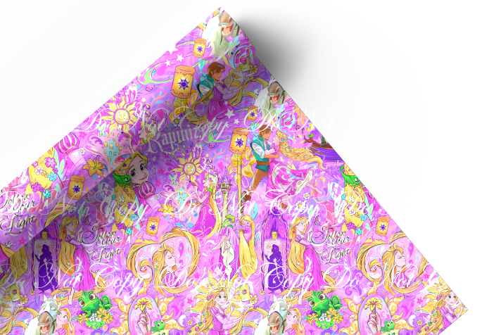 Preorder R83 -  The Magic of  The Golden Hair- Squares - Main Print - Purple Vinyl