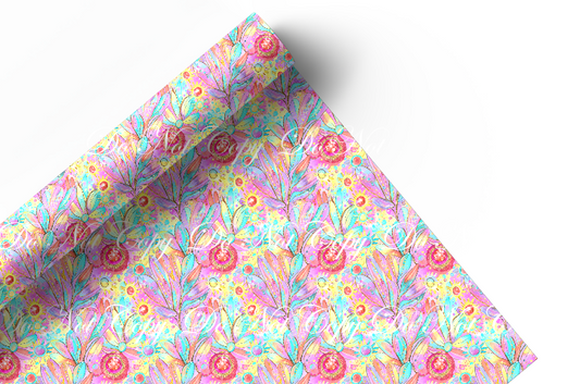 Preorder R83 -  Dreamy Colors - Abstract Pastel Flowers