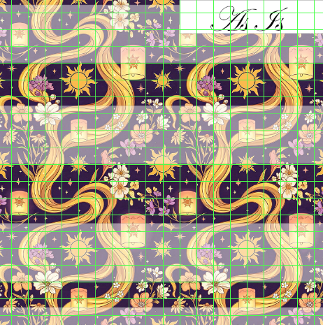 Preorder R83 - The Magic of The Golden Hair - Entangled Coordinate Print