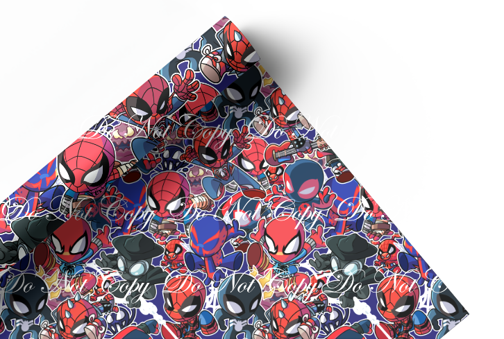 Preorder R85 -Spider Man- Main Print- Stacked  Vinyl