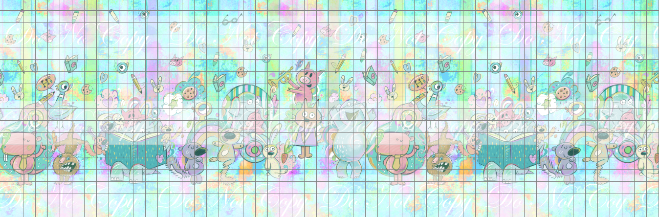 Preorder R59- Smooth and Textured Vinyl- The Piggy, The Elephant and The Birdie-Pale Blue Roll