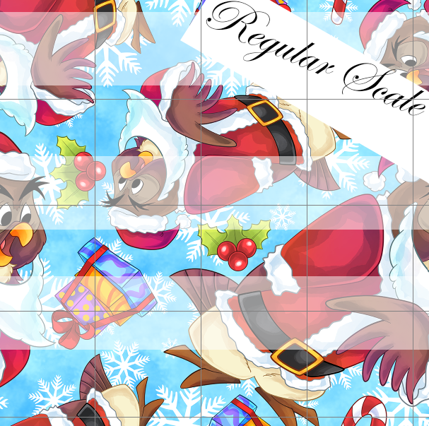 Preorder R63- 100 Acres Xmas Main - Tossed - Owl-Blue