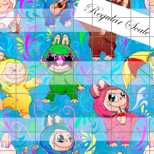 Preorder R69 - Labu - Labu Life Swirls Main- Soft Blue