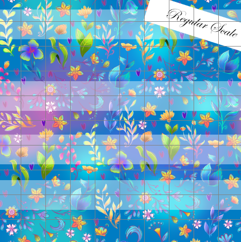 Preorder R72-The Magic Mirror- Flowers Coord- Light Blue