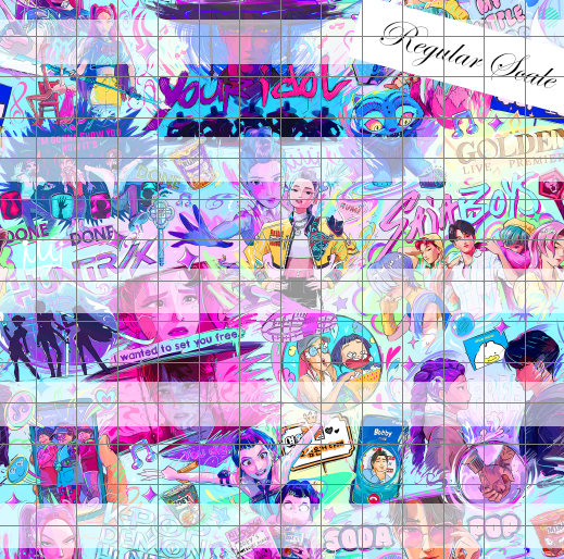 Preorder R74-KPDH Collection  Main Print - Blue