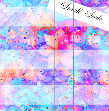 Preorder R82- Summer Garden- Lotus Mermaid Flowers Main Print