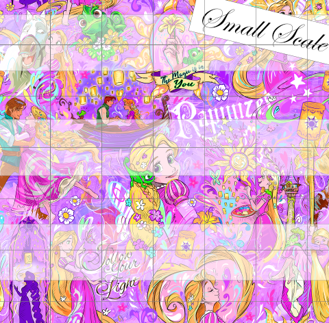 Preorder R83 - The Magic of The Golden Hair _ Main Print - Purple