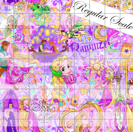 Preorder R83 - The Magic of The Golden Hair _ Main Print - Light Purple