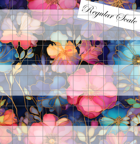 Preorder R83 - Dreamy Color _ Multicolor Flowers