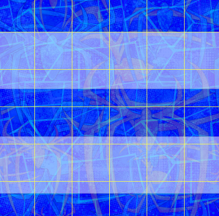Preorder R85 -Brand New Day - Blue Coordinate Print