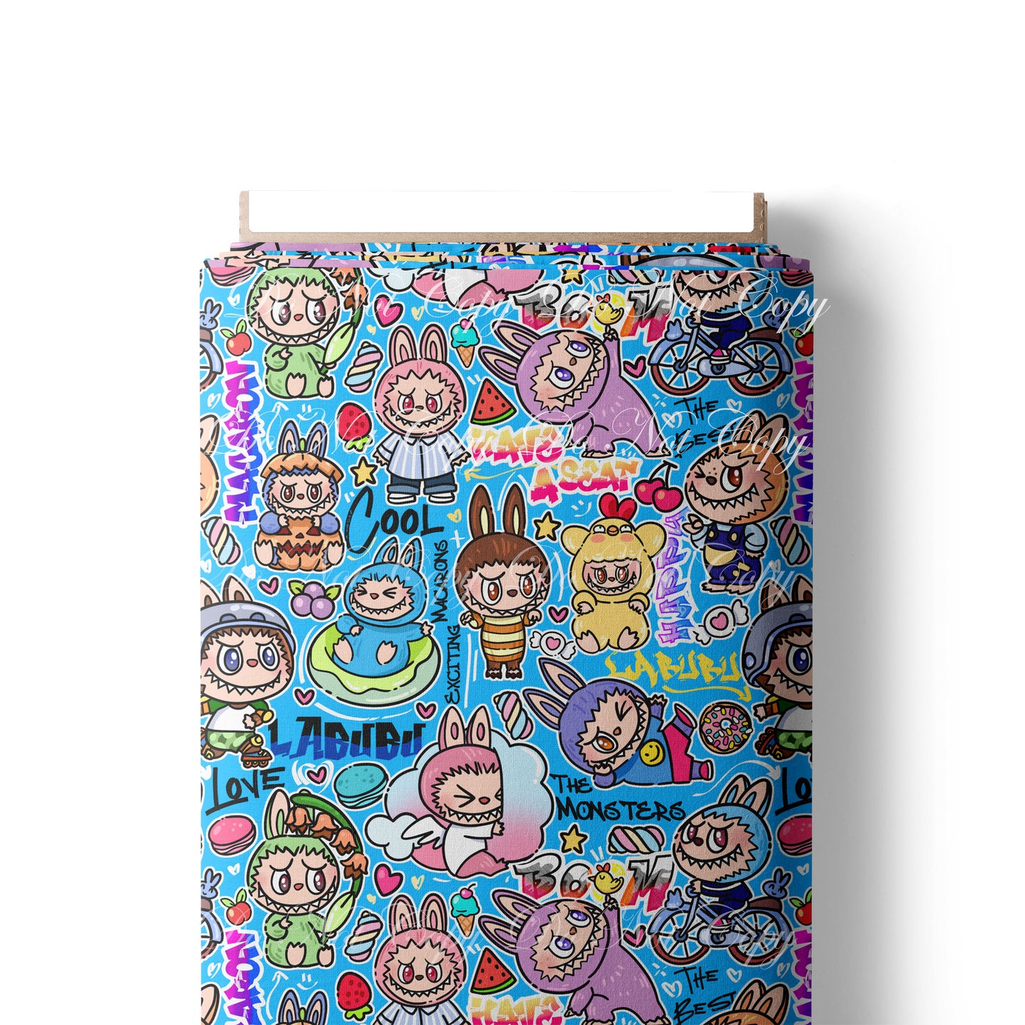 Preorder R74-Bubu Collection  Main Print- Blue