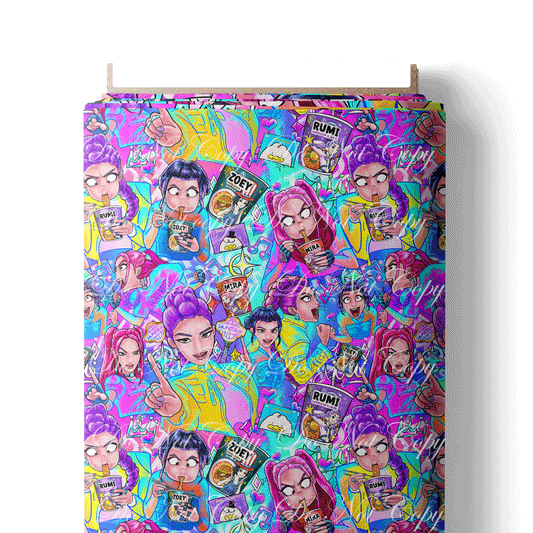 Preorder R76- KPDH 2.0 Main Print - Bright teal