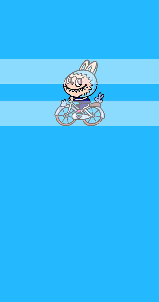 Preorder R74-Bubu  Panel - Child, Big kids, Adults)-Bicycle- Blue