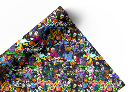 Retail R73  Spooky Trick or Treat Main Print- Black Vinyl