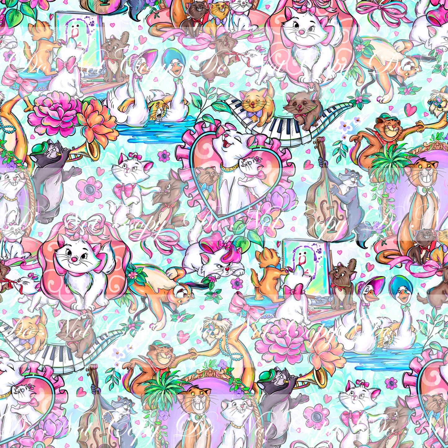 Preorder R65- Cat's World-Main- Blue/Mint- Main