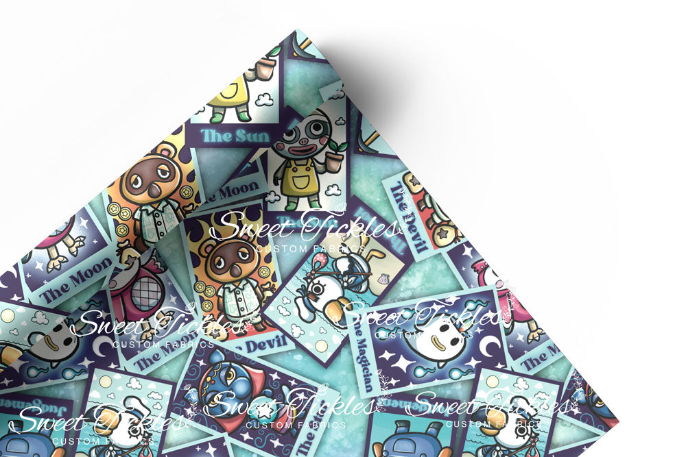 Preorder R60- Smooth and Textured Vinyl- Animal Neighbors Tarot- Blue