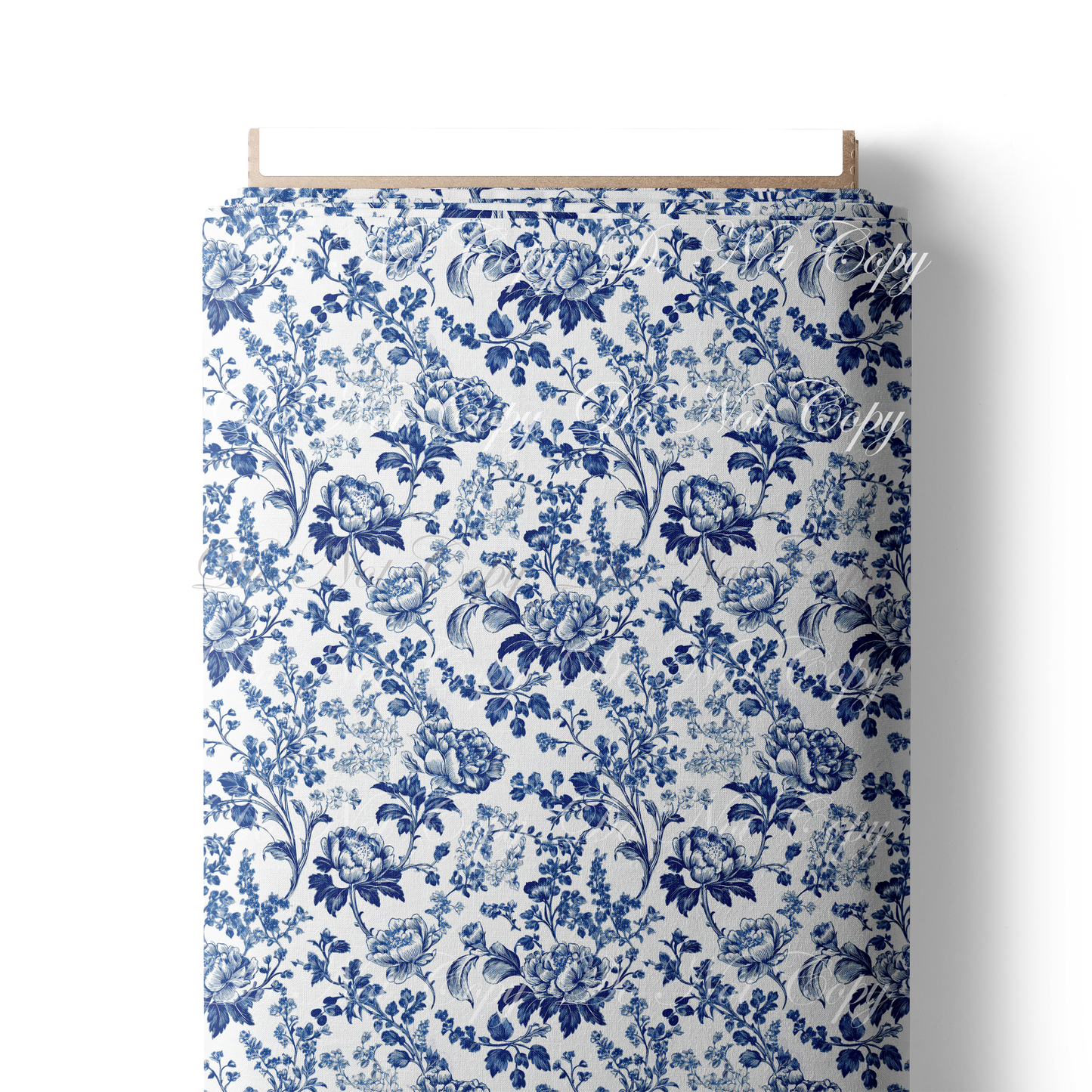 Preorder R77- Classic January- Chinoiserie Blue Flowers