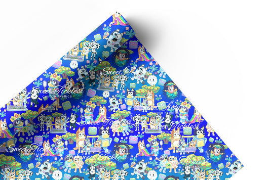 Retail R27 Puppy Adventures 2.0- Smooth and Textured Vinyl - Blue