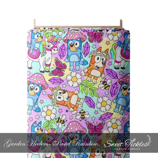 Preorder R69 - Garden Heelers Main- Pastel Rainbow