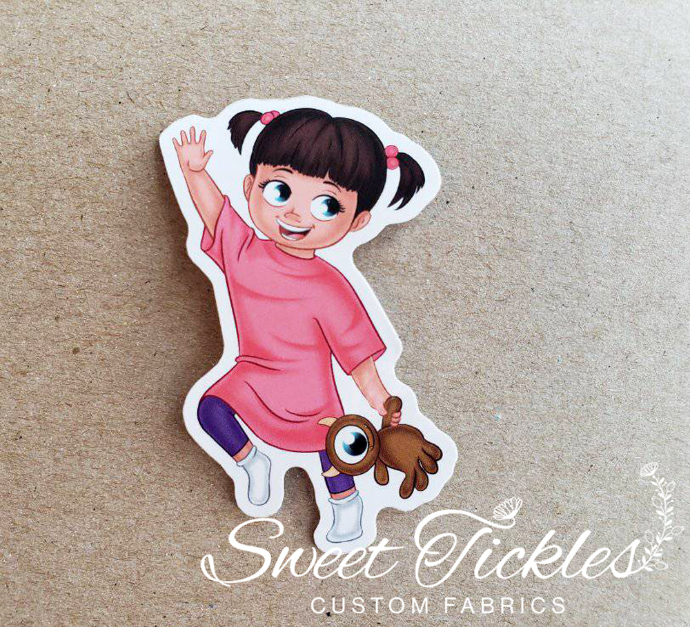 Sweet Boo Boo Boo Girl Sticker – Sweet Tickles Custom Fabrics