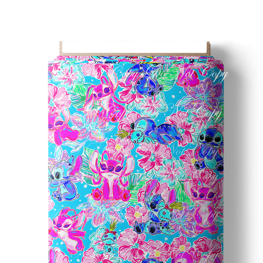 Preorder R71-LP Stitch Main Print - Blue- Bright Style