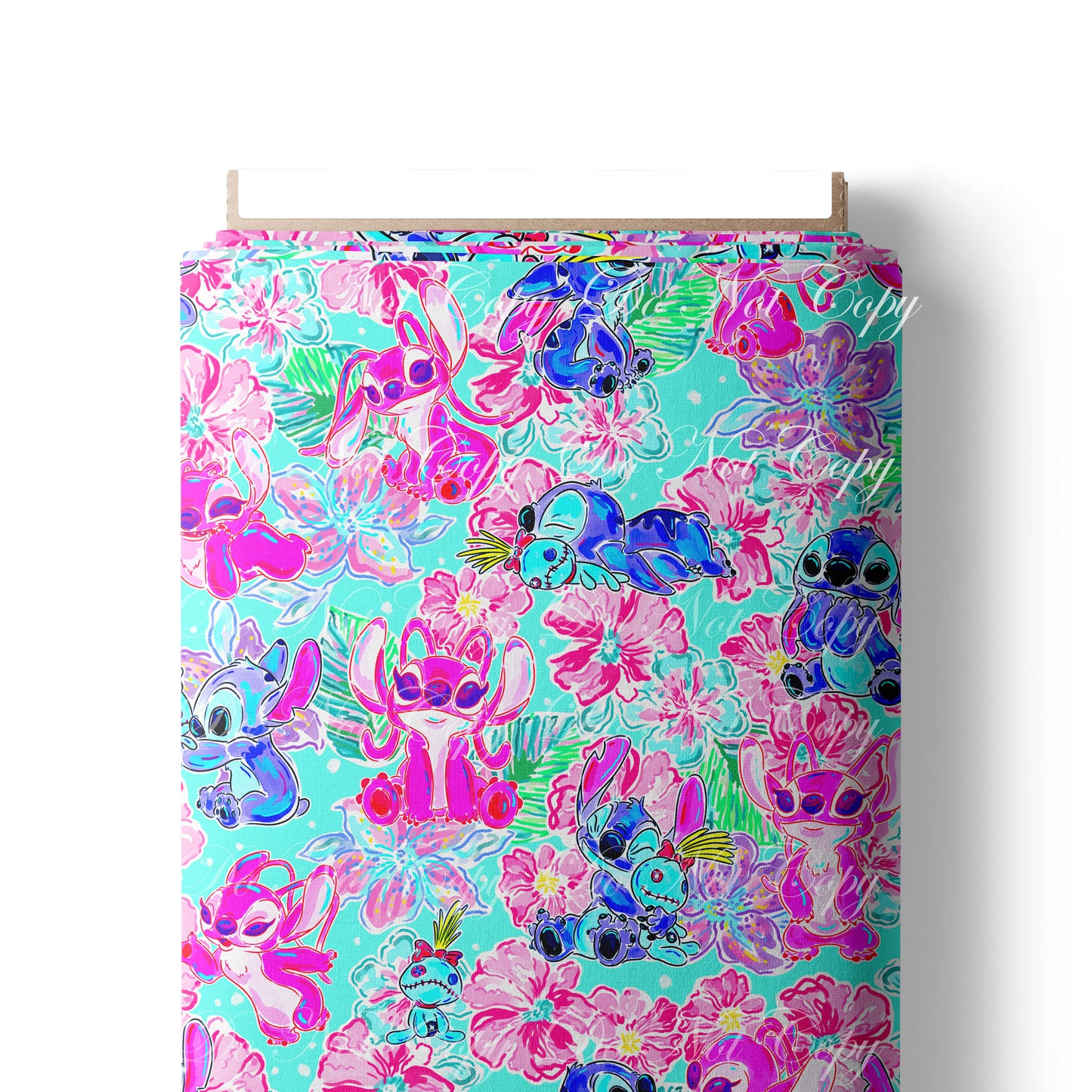 Preorder R71-LP Stitch Main Print - Teal- Bright Style