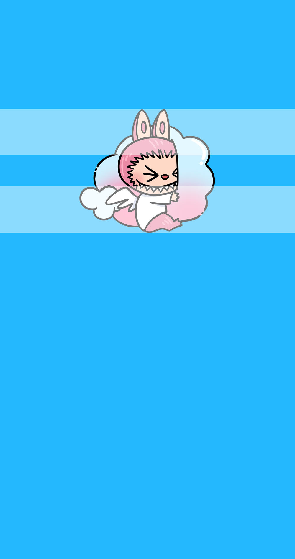 Preorder R74-Bubu  Panel - Child, Big kids, Adults)-Cloud Pillow- Blue