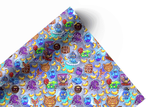 Preorder R75 DK Main Print- Blue Coordinate Vinyl