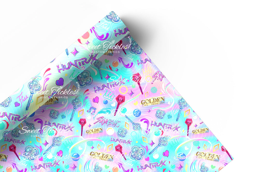 Preorder R74 KPDH Coordinate Print- Pink/ Blue Vinyl