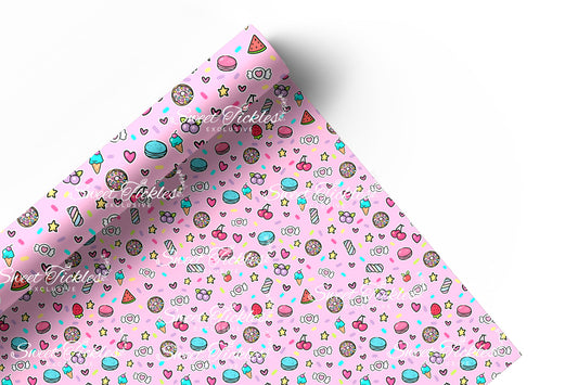 Preorder R74 Bubu Main Print- Pink Coordinate- Vinyl