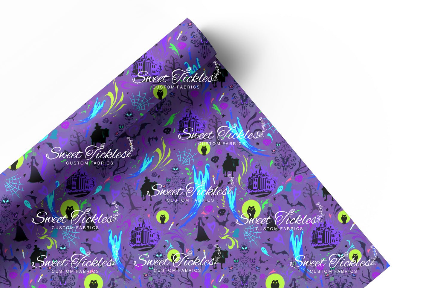 Preorder R73  Haunted Mansion -Coordinate Main - Vinyl - Purple