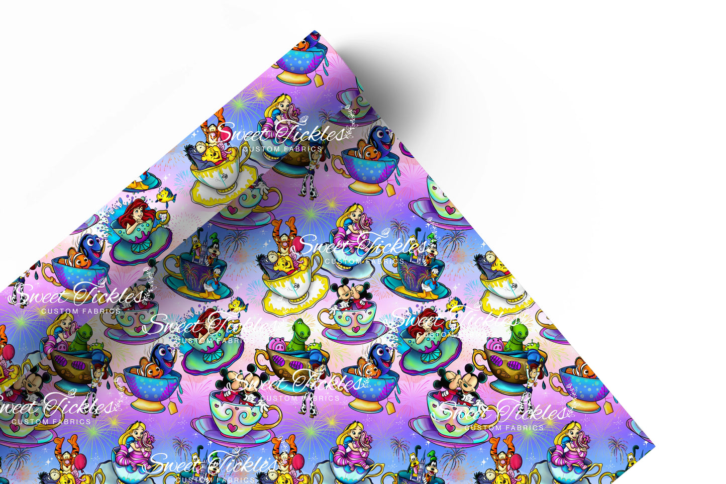 Preorder R81 - Magical Cups  Main Print Vinyl - Light Color