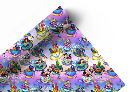 Preorder R81 - Magical Cups  Main Print Vinyl - Light Color