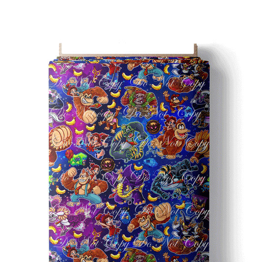 Preorder R75-Dk Collection  Main Print - Blue/ Pink