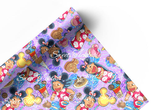 Preorder R52- Smooth and Textured Vinyl- Ohana Magical Sweets-  626 -Girl Main Purple