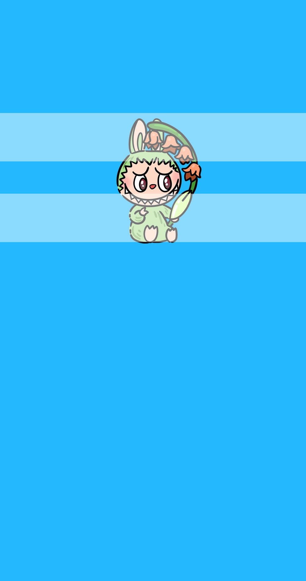 Preorder R74-Bubu  Panel - Child, Big kids, Adults)- Green Bubu- Blue