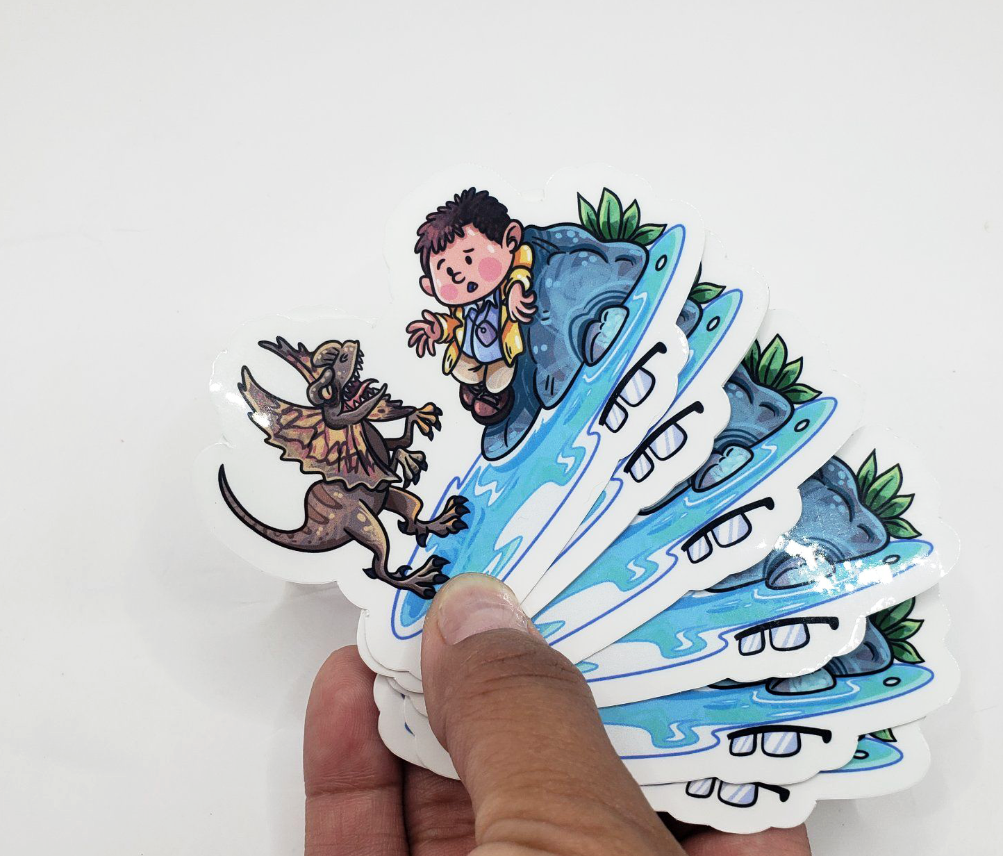 J. Park Sticker - Guy on Rock