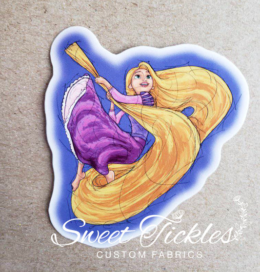Let Down Your Hair- Hair Rope Scene- Sticker