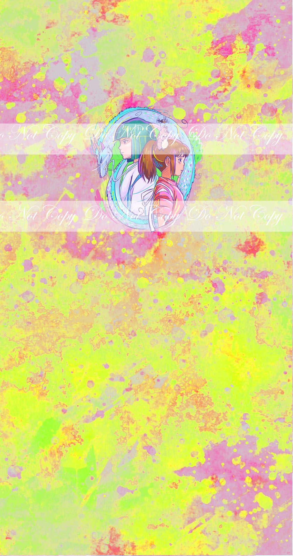 Preorder R57 -Anime Round  -(Boy and Girl ) Green Panel