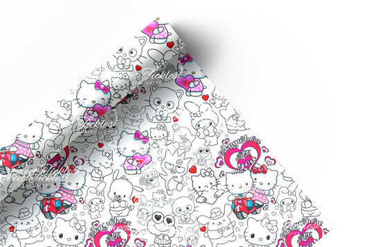 RETAIL R31 Anywhere With You-Semi Color- Black and White-  VINYL/FAUX LEATHER