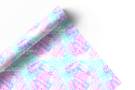 Preorder R76 KPDH 2.0 - Coordinate Words - Pink/ Teal- Vinyl